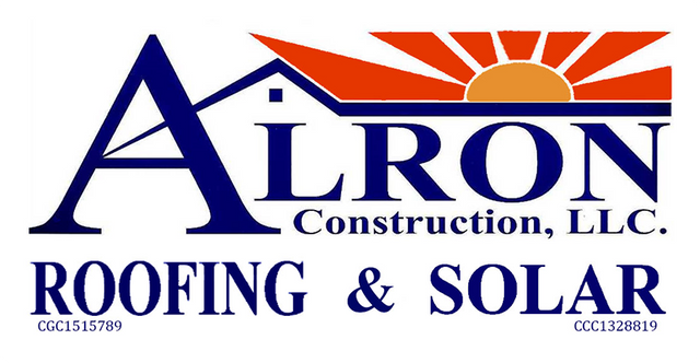 Alron Construction LLC Roofing & Solar Logo