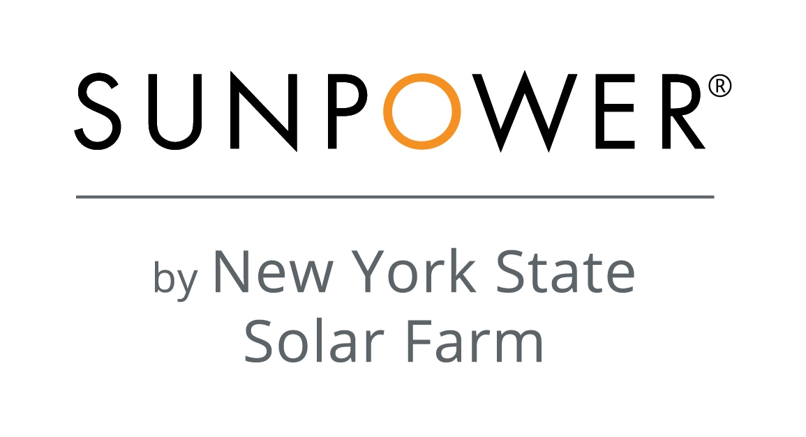 SunPower by New York State Solar Farm Logo